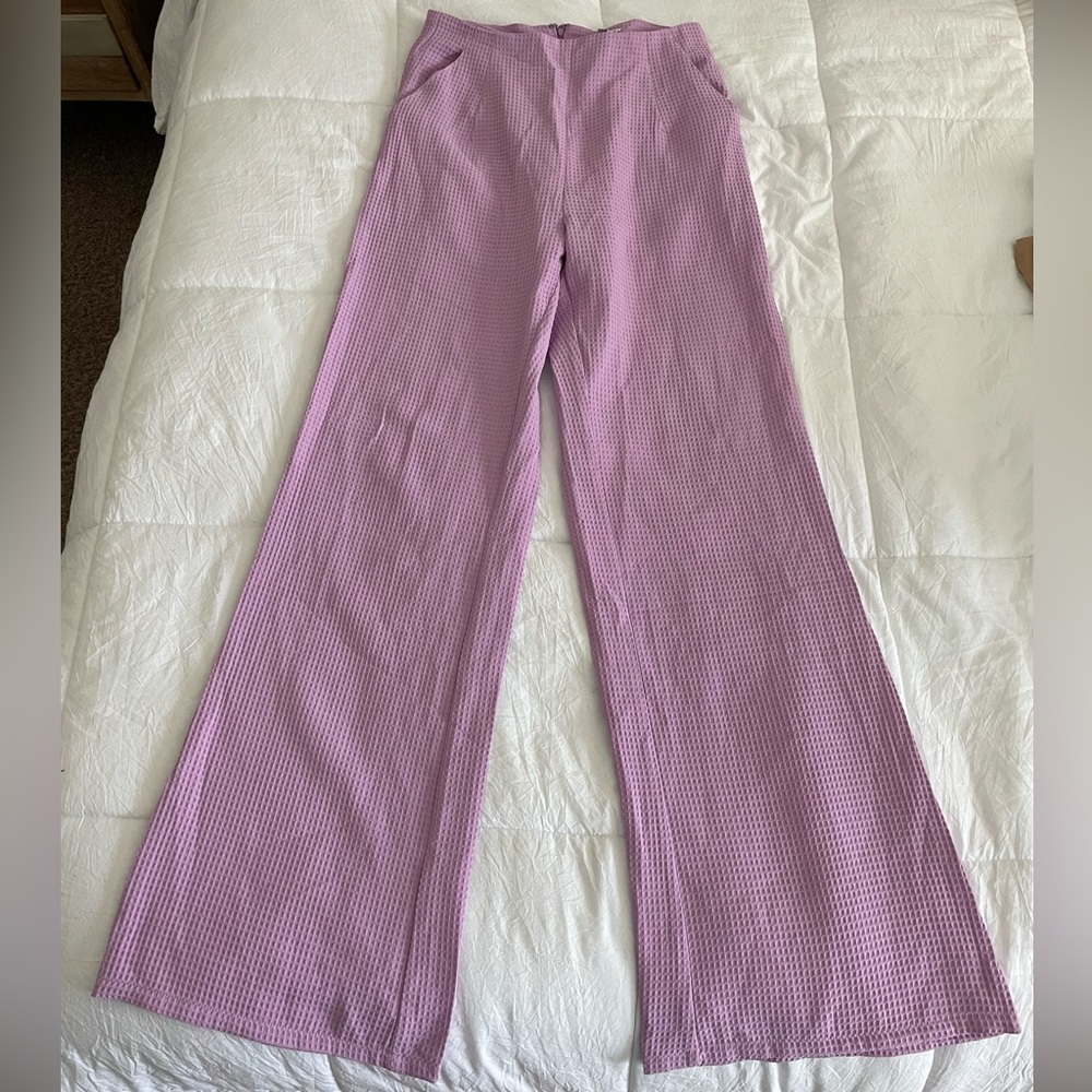 Lilac Purple Flare/Wide Leg Pants
